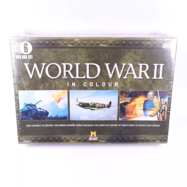 World War 2 in Colour DVD Documentary (2009) Brand New And sealed *Loose Discs*