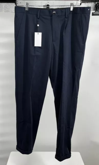 Selected Homme, Men's Slim Tapered Fit  Dress Pants, Navy Blue, Size 38, NWT