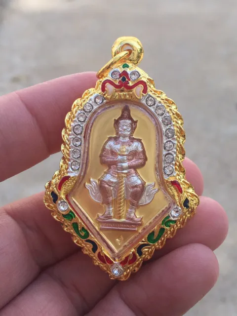 Gorgeous Thao-Vessuwan Thep Giant Deva Deity thai Amulet Protection Vol. 7.2