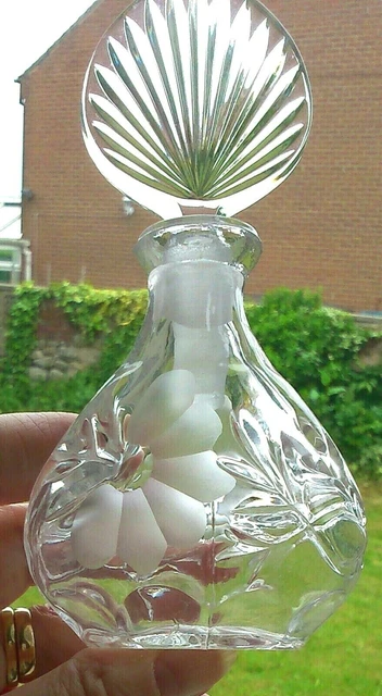 Princess House German Vintage Crystal Heritage Romance Collection Perfume Bottle