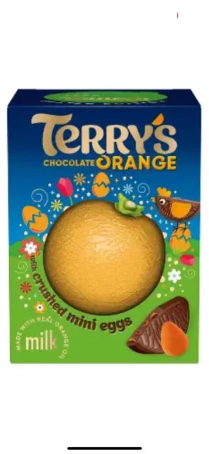 2 x Terry's Milk Chocolate Orange With Crushed Mini Eggs Easter Edition - 2024