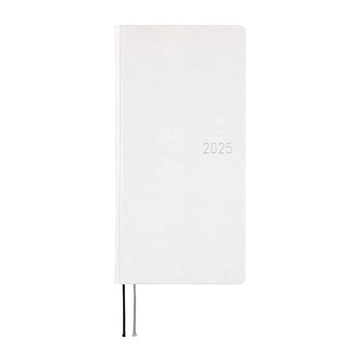 HOBONICHI TECHO 2025 Weeks English Version Paper Series/Platinum White