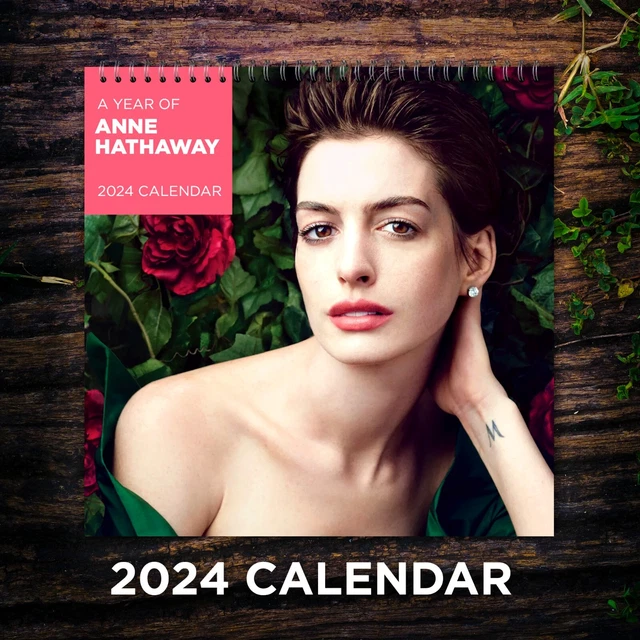 ANNE HATHAWAY CALENDAR 2025, Anne Hathaway 2025 Celebrity Wall Calendar