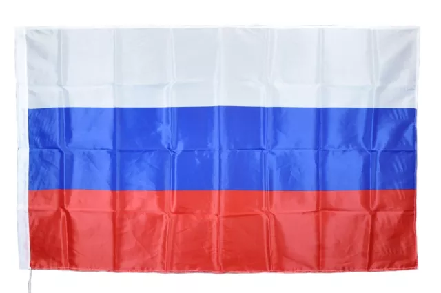 RUSSIAN FLAG BANDIERA NAZIONALE DELLA RUSSIA TIFOSI NAZIONALE CALCIO cm 90 x150