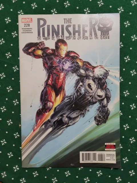 Punisher #228 (2018) Clayton Crain War Machine Iron Man