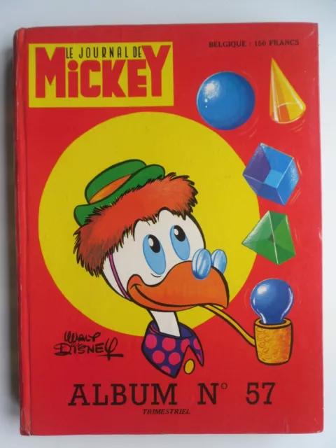 journal de Mickey reliure album 57 1972 1973 TBE Walt Disney