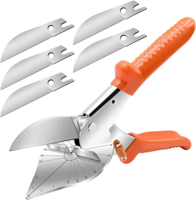 Miter Shear, Multi Angle Miter Shear Cutter Cuts 45 to 135 Degree with 5 Replace