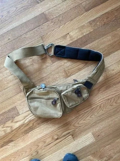 Rothco Crossbody Coyote Canvas Sling Bag 24981