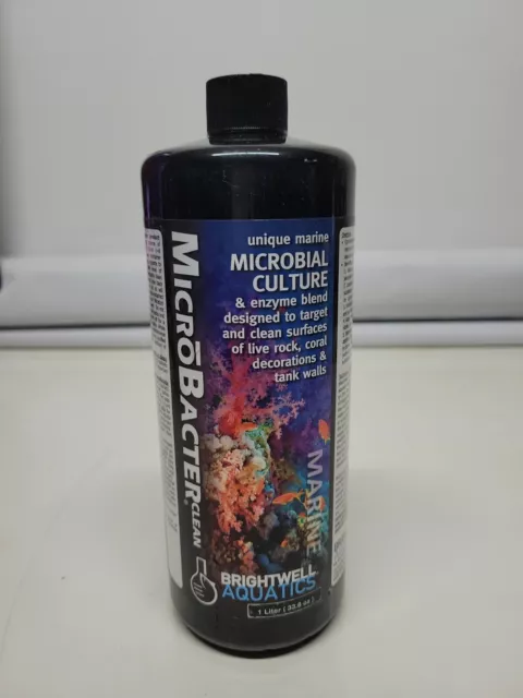 Brightwell Aquatics MicroBacter Clean - Microbial Culture & Enzyme Blend Desi...