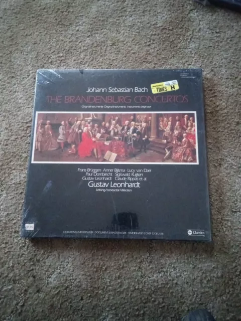 JOHANN SEBASTIAN BACH Brandenburg Concertos Vinyl Record Set Brand New ...