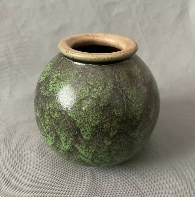 Vase boule en grès de Louis Lourioux