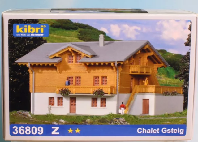 Kibri 36809, - Spur Z - , Bausatz(Kunststoff)  Chalet Gsteig