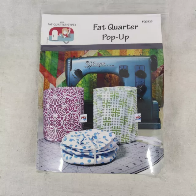 Fat Quarter Pop-Up Pattern and Small Pop-Up Spring 6" Diameter FQG12O