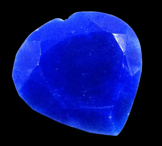 Halloween Sale Blue Sapphire Heart Shape 475 Ct Certified African Gemstone OMQ