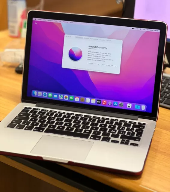 Apple MacBook Pro 13.3" (128GB SSD, Intel Core i5 5.ª Generazione, 2.7 GHz, 8GB)