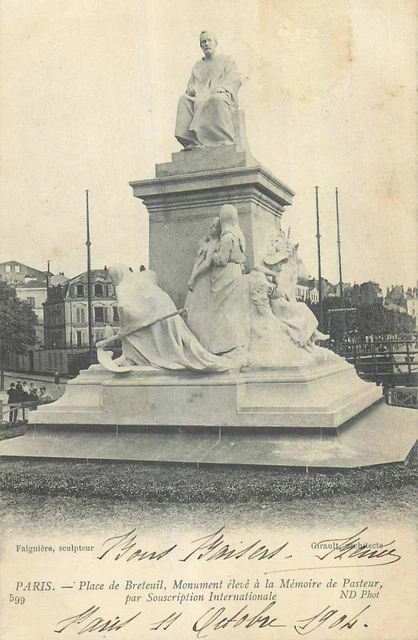 75 Paris Place De Breteuil Monument Pasteur - 29701