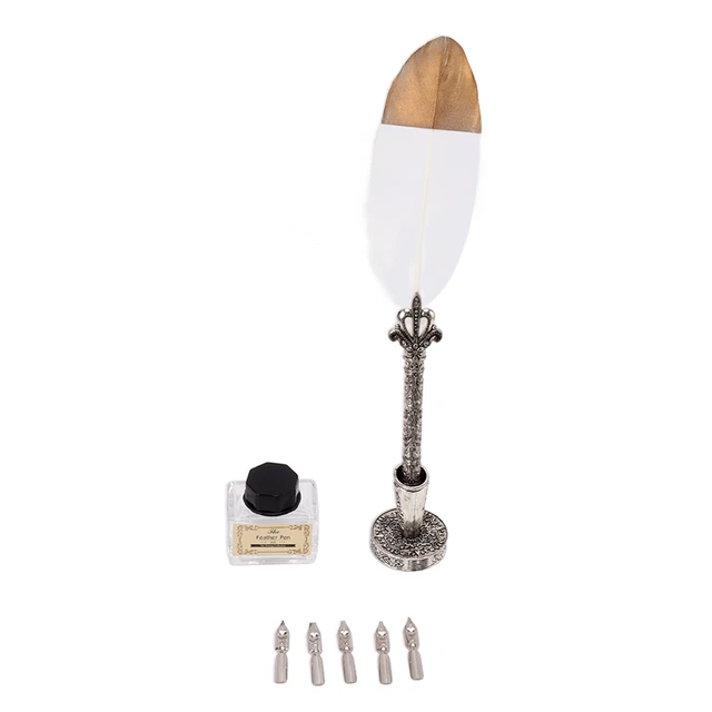 Ensemble De Stylo Plume Stylo Plume Vintage 5 Pointes De Rechange Exquises Avec