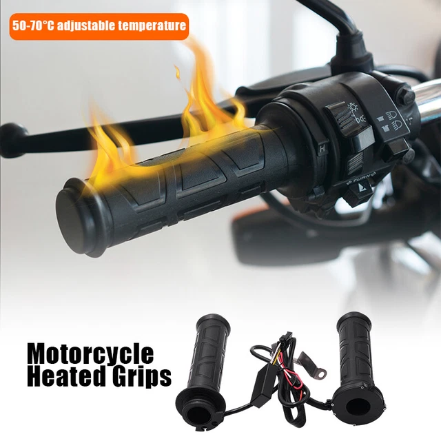 Universal Electric Heated Grips 12V22mm Adjustable Warmer Motorcycle Handlebar