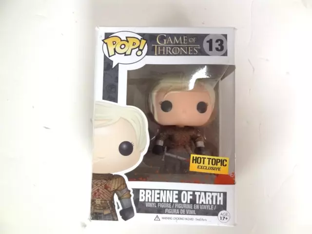 Funko Pop Bloody Brienne Tarth Game of Thrones Hot Topic Exclusive - Damaged Box