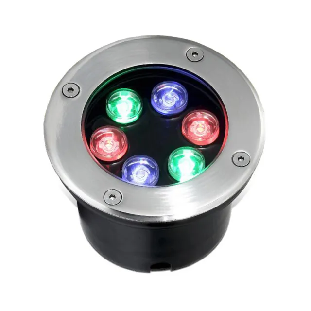 RGB Outdoor LED Recessed Underground Light Waterproof Buried Lamp AC12V/24V Lawn