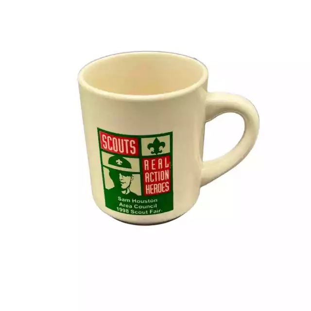 Boy Scouts of America Real Action Heroes 1998 Scout Fair Coffee Mug