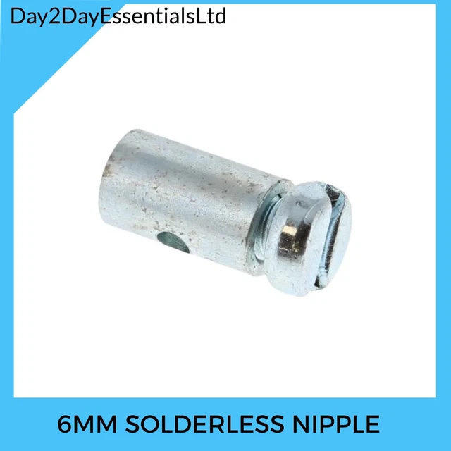 2x Solderless Cable Nipples 5mm OD - Motorcycle Decompression Lever Repair Parts