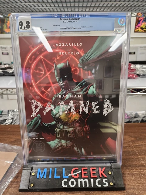 BATMAN: DAMNED # 1 CGC 9.8  JIM LEE VARIANT CVR 1st Print