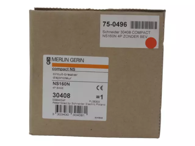 Merlin-Gerin Compact Ns160N Id 30408 Leistungsschalter