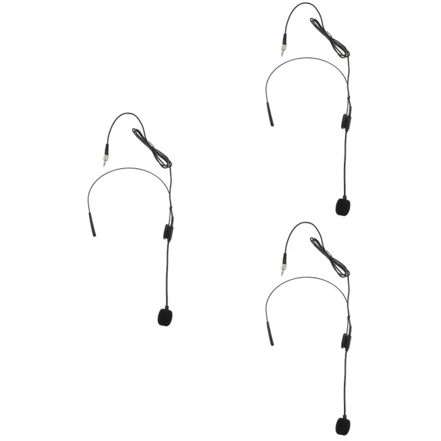 Microdot 4016 Headset Microphone - Omnidirectional Mic With Detachable Cable For Sennheiser Systems