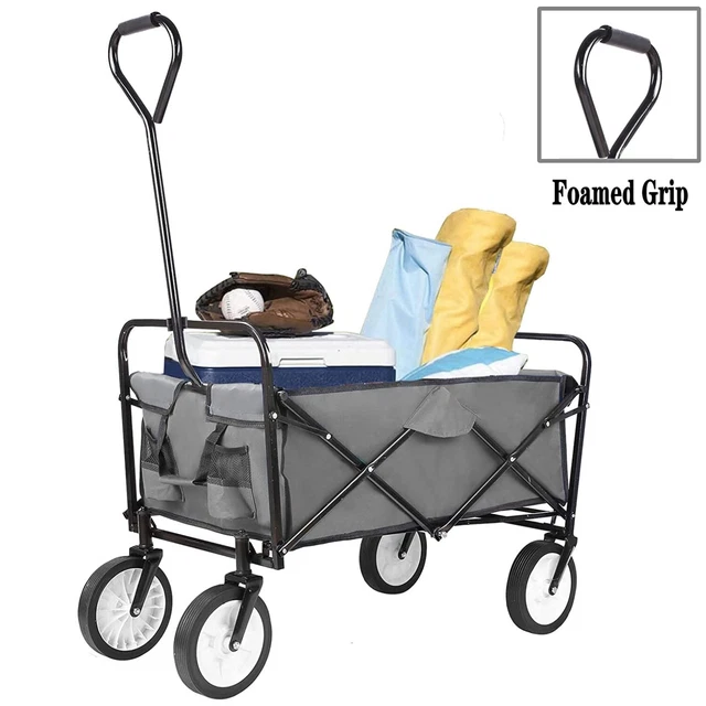 CARRELLO TRASPORTO CARRELLO Piattaforma Carrello Manuale Carrello Pieghevole 296256186475 - 6