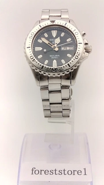 Orologio Uomo Vintage Seiko Quartz Tipo II Acciaio Inox Non Funzionante