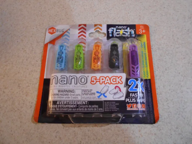 Hex Bug Nano Flash Drive 5-pack Micro Robotic Creatures BRAND NEW SEALED