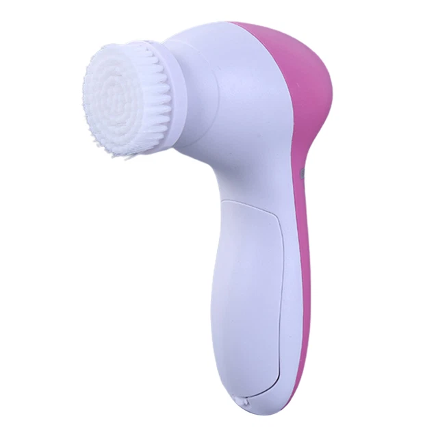 Depurador facial efecto suave depurador facial ergonómico con 5 cabezales de cepillo poros