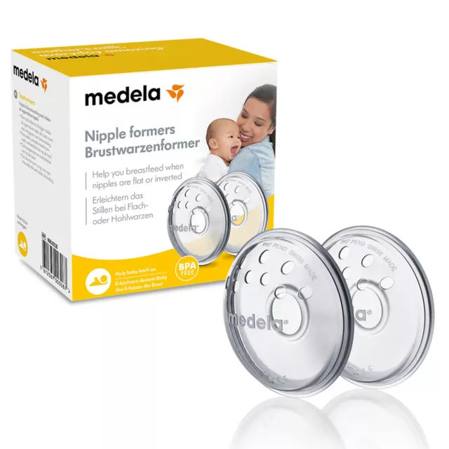 MEDELA Brustwarzenformer Nippelformer 2er Pack Einheitsgröße BPA-frei