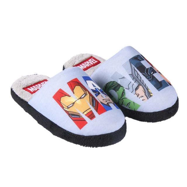 Marvel Pantofole Avengers Tg 30-31 Bambini Antiscivolo Iron Man Captain America
