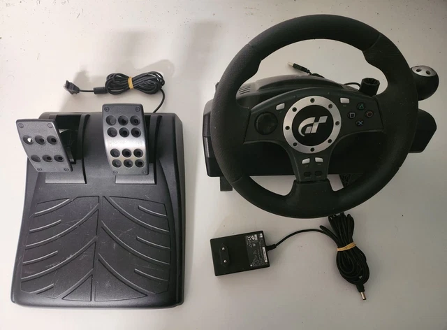 LOGITECH DRIVING FORCE Pro GT E-UJ11 Steering Wheel Shifter & Pedals PC PS2  PS3 $65.00 - PicClick