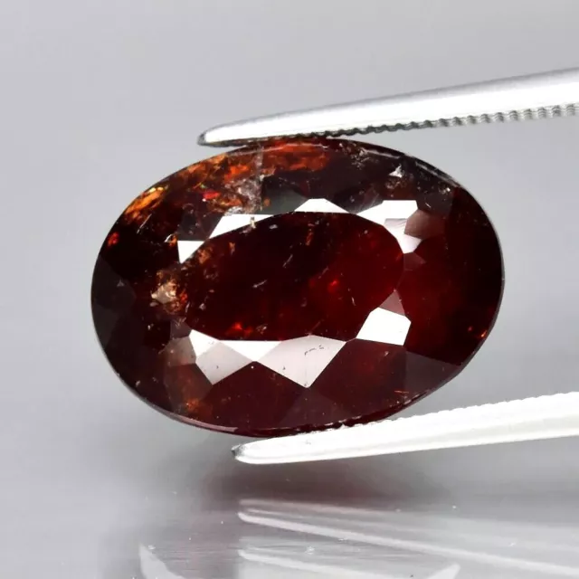 ★★ RARE !! JOLIE SPESSARTITE ORANGE ROUGE DE NAMIBIE : 12,57 CARATS ★★ P396.135t