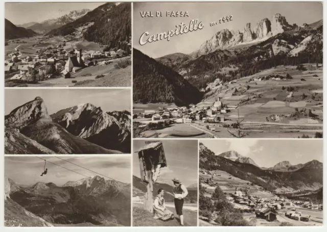 VAL DI FASSA - CAMPITELLO m.1442 - VEDUTINE (TRENTO) 1963