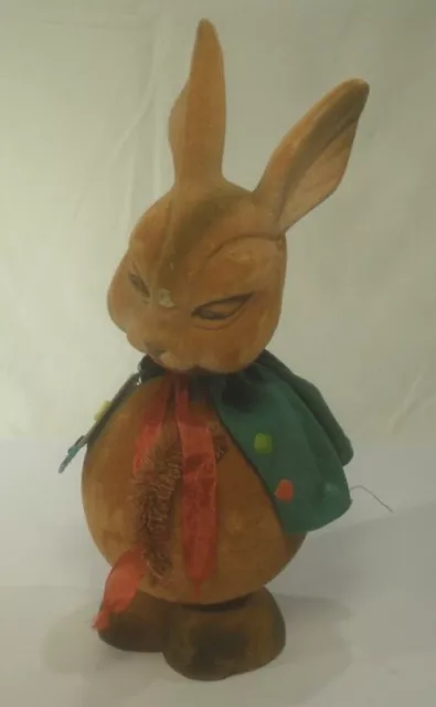 alter CANDY CONTAINER OSTERHASE Füllhase Pappe Figur Süßigkeiten Box