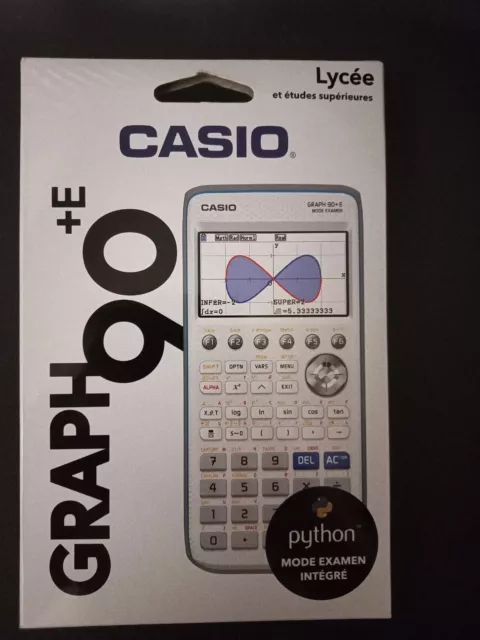 Calculatrice Scientifique CASIO GRAPH 90+ E Mode Examen PYTHON Intégré. -  Casio