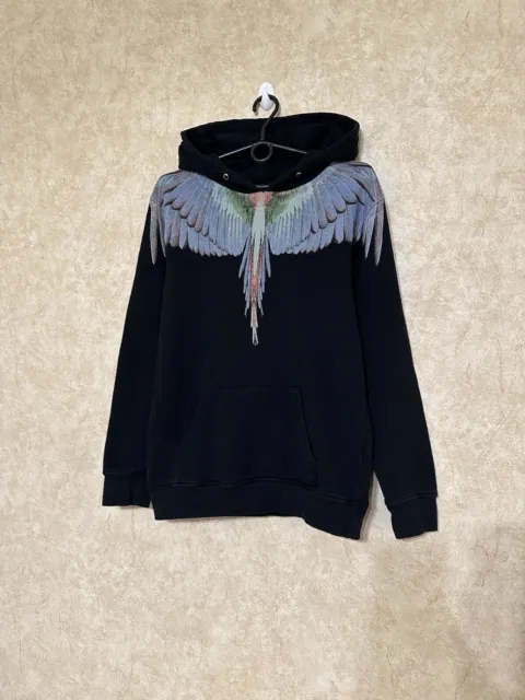 Marcelo Burlon County of Milan Wings Hoodie Black Size XS-S