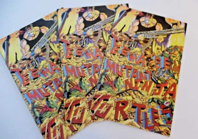 Teenage Mutant Ninja Turtles Comic Book #34 Mirage 1990 - lot of 3 comics