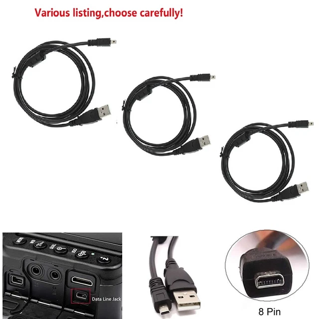 Cable De Datos USB Para Cámara Fujifilm FinePix, S2750, S2800, S2850