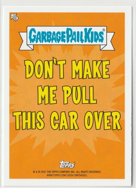 2021 Topps Garbage Pail Kids Go On Vacation Hands-On Hans 9A GPK sticker chase 2
