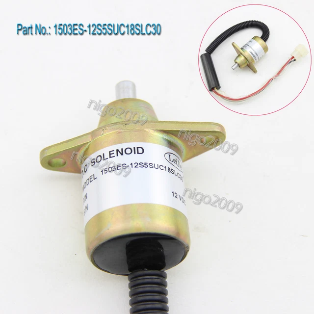 1503ES-12S5SUC18SLC30 12V Shut Down Shutoff Stop Solenoid Valve