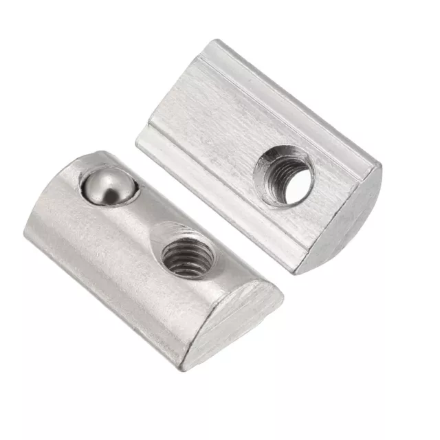 M5 Roll Ball écrous élastiques série 4040 face en aluminium extrudé 12 Pcs