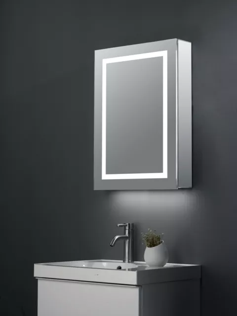 Keenware KBM-304 Capella LED Bathroom Mirror Cabinet With Bluetooth Speakers