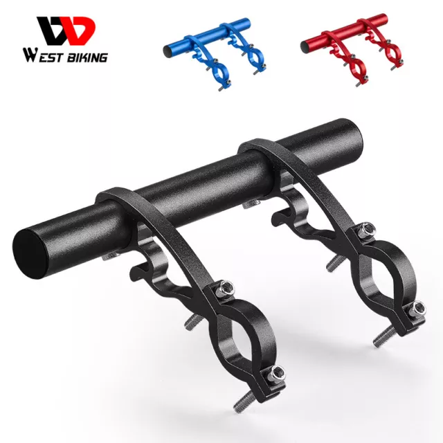 MTB Bike Handlebar Extender Extension Bicycle Headlight GPS Holder Mount Bracket