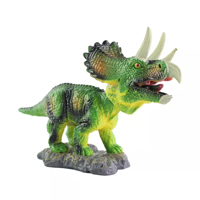 Modello dinosauro triceratopo modello decorazione auto decorazione scuotere testa giocattolo