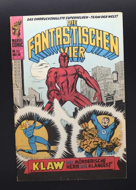 Auswahl: Die Fantastischen Vier Williams Marvel Comic Heft Nr. 26-124 Z1/Z1-2/Z2 3